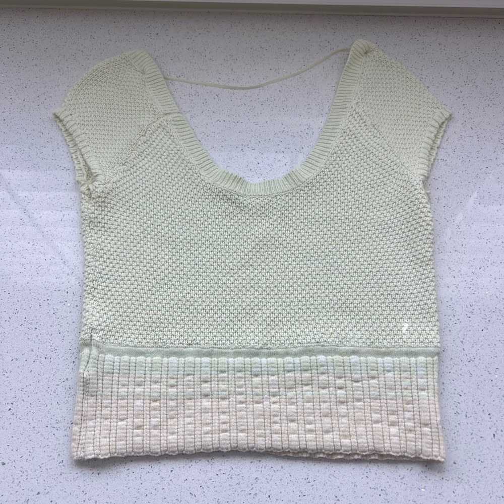 Free People Cropped Sweater Tank
